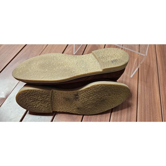 J Crew‎ MacAlister Suede Flat Boots Chukka Style Pecan K0445 Womens 9.5 Mens 8 - Picture 4 of 5